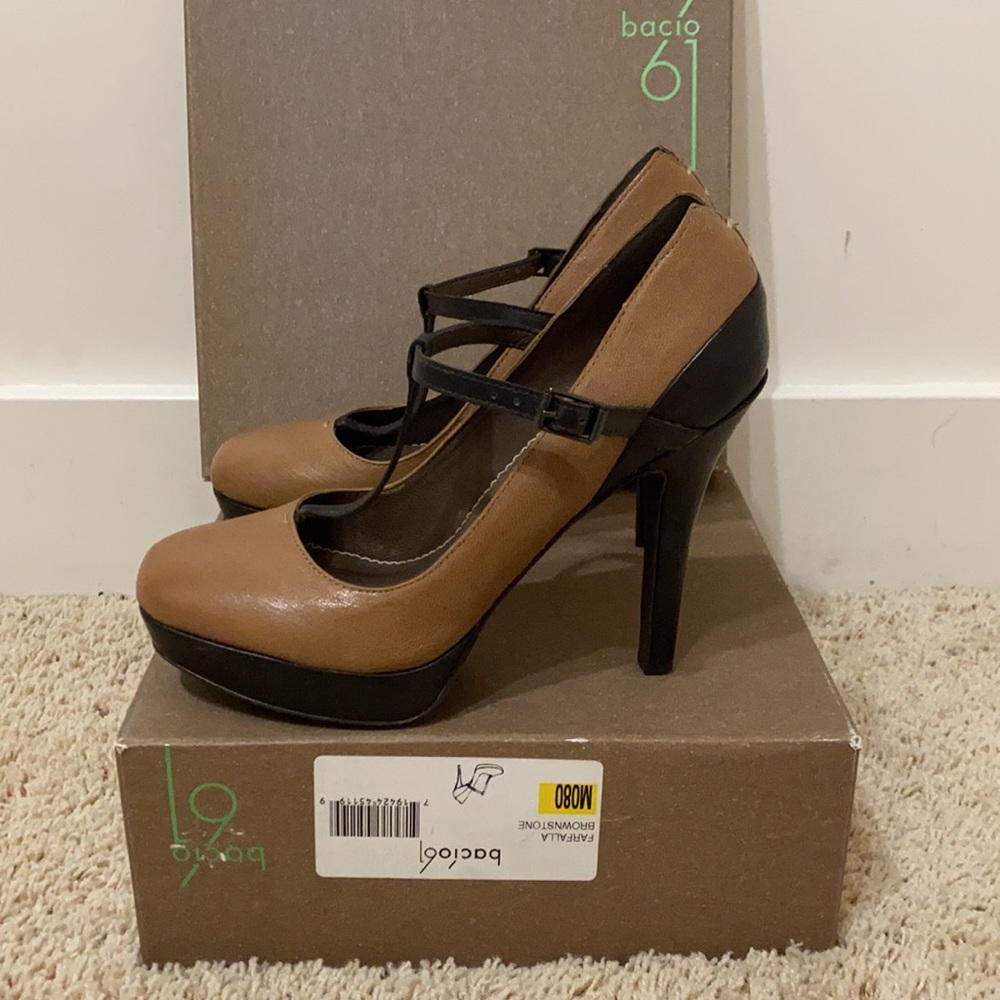 Bacio61 Farfalla Brownstone Heels - image 4